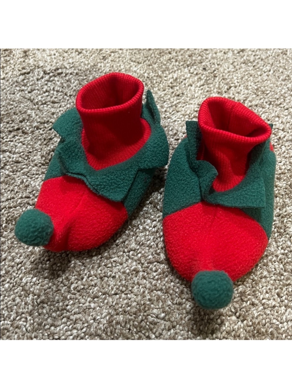 Santa’s Elf Slippers 12-18 Months